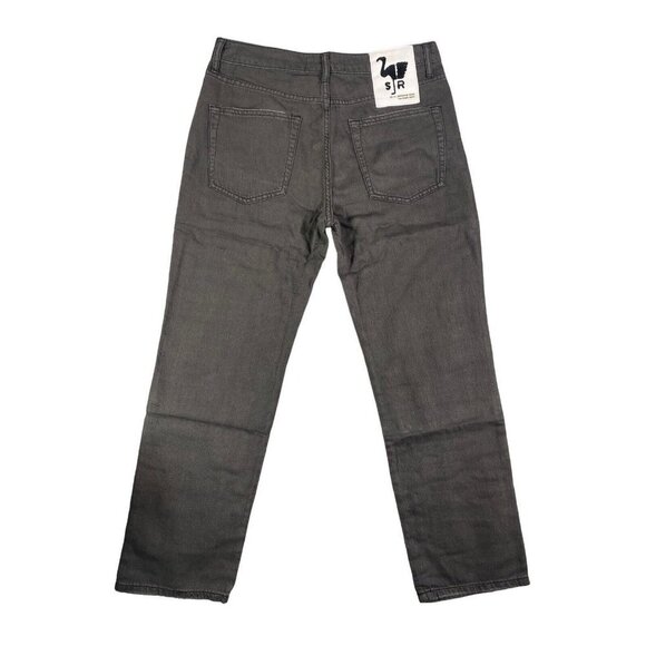 Free People x Sandrine Rose Wide Curve Leg Jeans Charbon Womens Size 30 - Picture 5 of 9